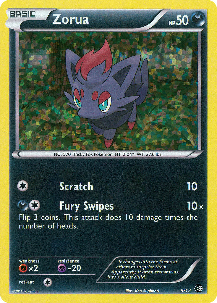 Zorua (9/12) [McDonald's Promos: 2011 Collection] | Deep Dive Games St. Marys