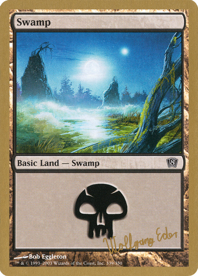 Swamp (we339) (Wolfgang Eder) [World Championship Decks 2003] | Deep Dive Games St. Marys