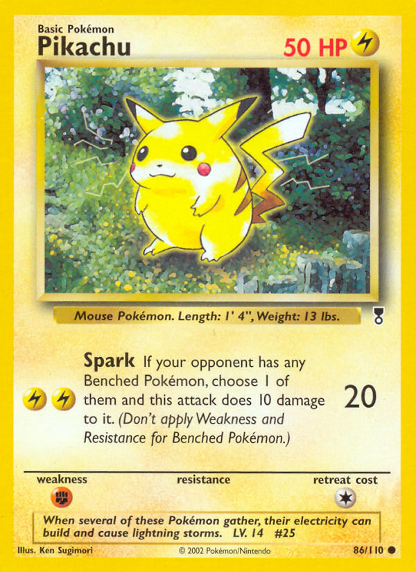 Pikachu (86/110) [Legendary Collection] | Deep Dive Games St. Marys