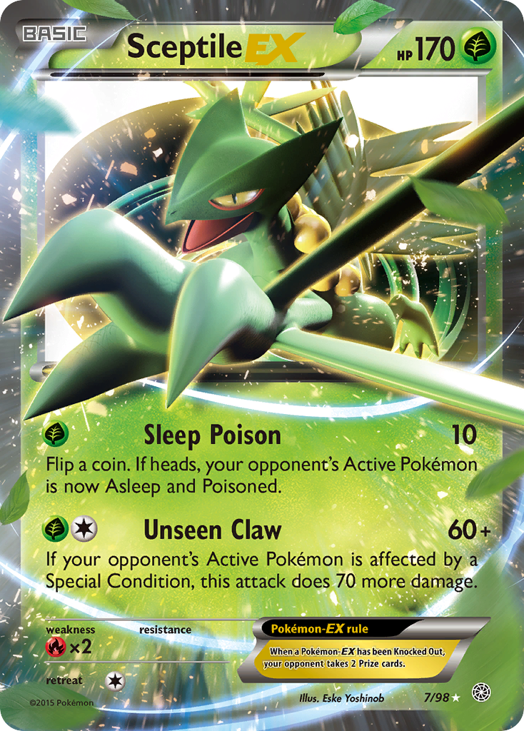 Sceptile EX (7/98) [XY: Ancient Origins] | Deep Dive Games St. Marys