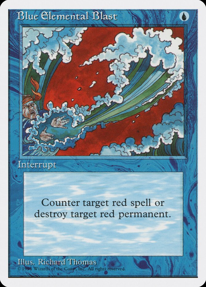 Blue Elemental Blast [Media Promos] | Deep Dive Games St. Marys