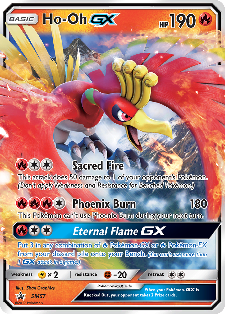 Ho-Oh GX (SM57) [Sun & Moon: Black Star Promos] | Deep Dive Games St. Marys