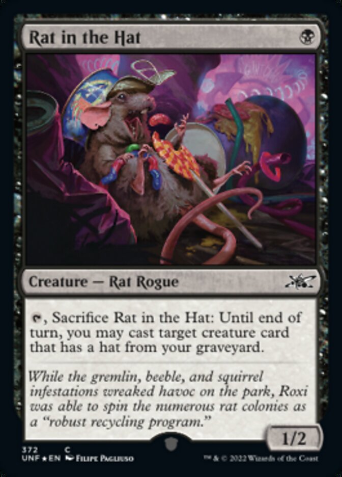 Rat in the Hat (Galaxy Foil) [Unfinity] | Deep Dive Games St. Marys