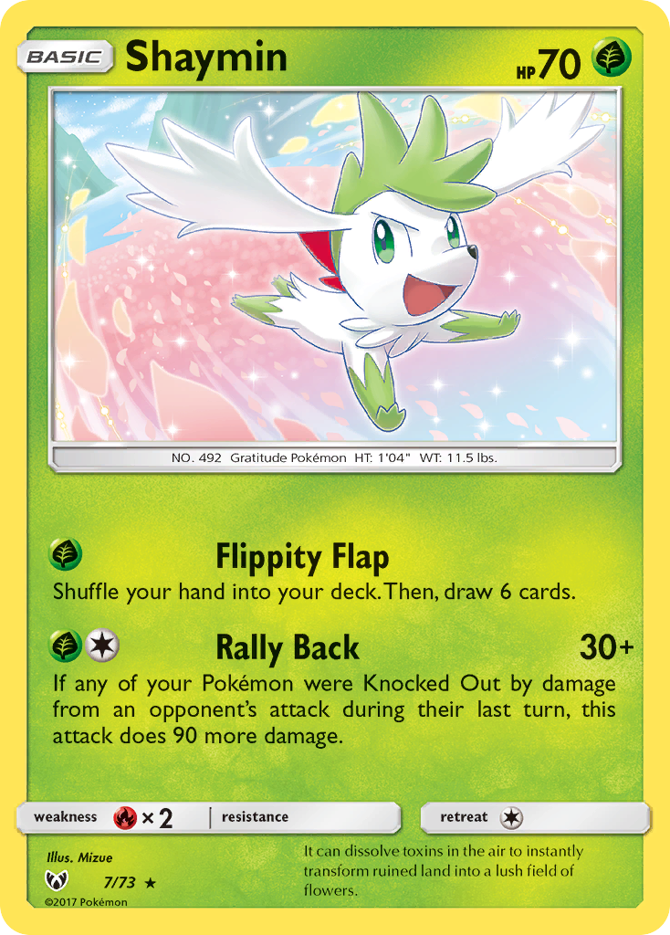 Shaymin (7/73) [Sun & Moon: Shining Legends] | Deep Dive Games St. Marys