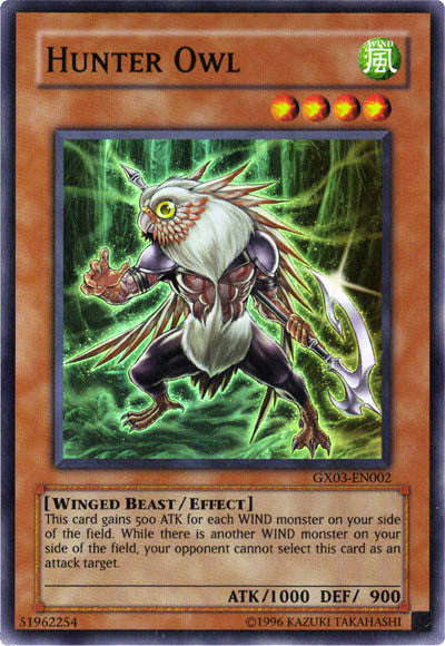 Hunter Owl [GX03-EN002] Super Rare | Deep Dive Games St. Marys