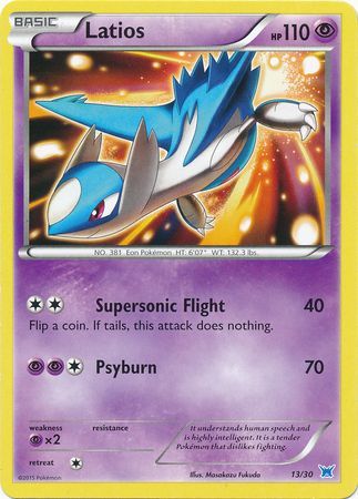 Latios (13/30) [XY: Trainer Kit 2 - Latios] | Deep Dive Games St. Marys