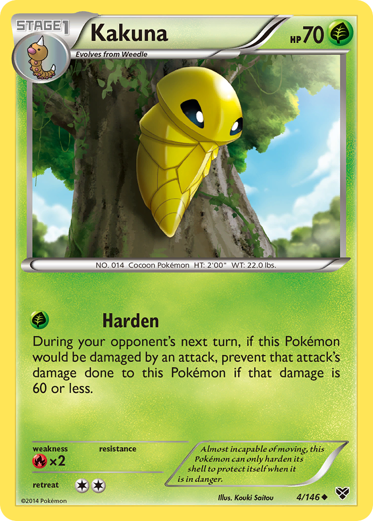 Kakuna (4/146) [XY: Base Set] | Deep Dive Games St. Marys