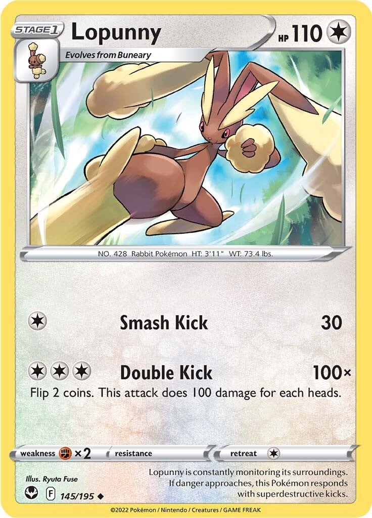 Lopunny (145/195) [Sword & Shield: Silver Tempest] | Deep Dive Games St. Marys