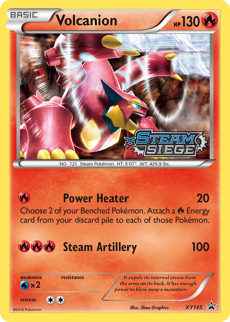 Volcanion (XY145) [XY: Black Star Promos] | Deep Dive Games St. Marys