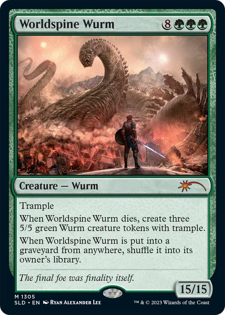 Worldspine Wurm [Secret Lair Drop Series] | Deep Dive Games St. Marys