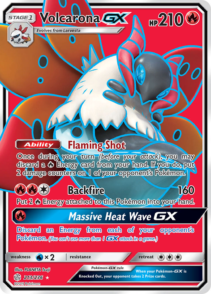 Volcarona GX (213/236) [Sun & Moon: Cosmic Eclipse] | Deep Dive Games St. Marys