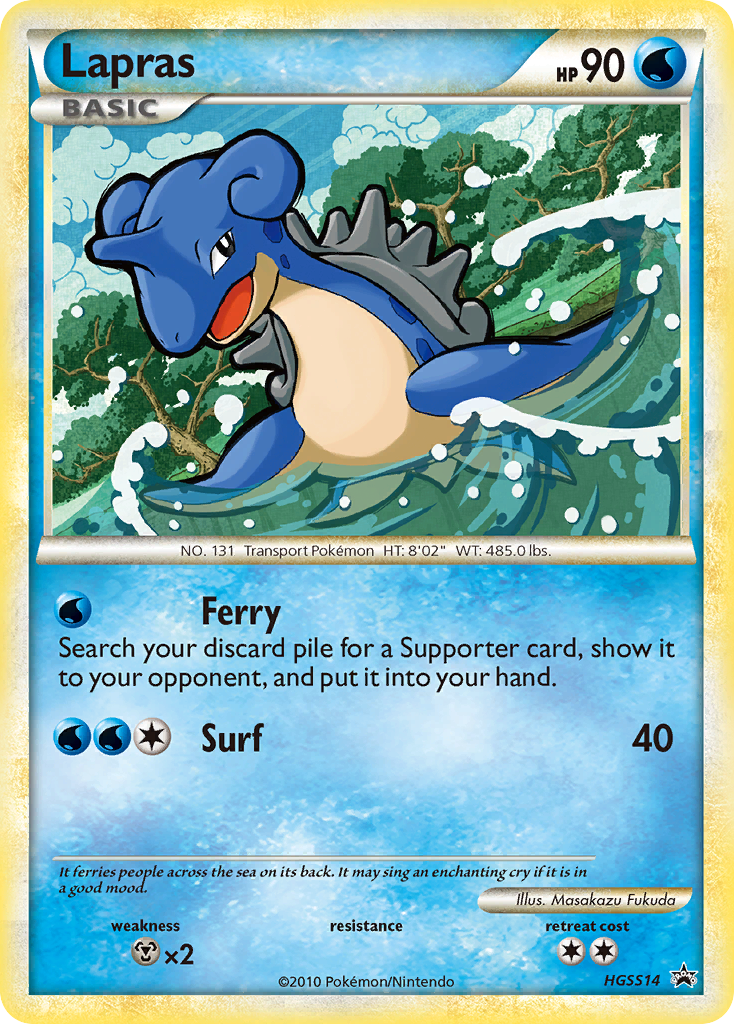 Lapras (HGSS14) [HeartGold & SoulSilver: Black Star Promos] | Deep Dive Games St. Marys