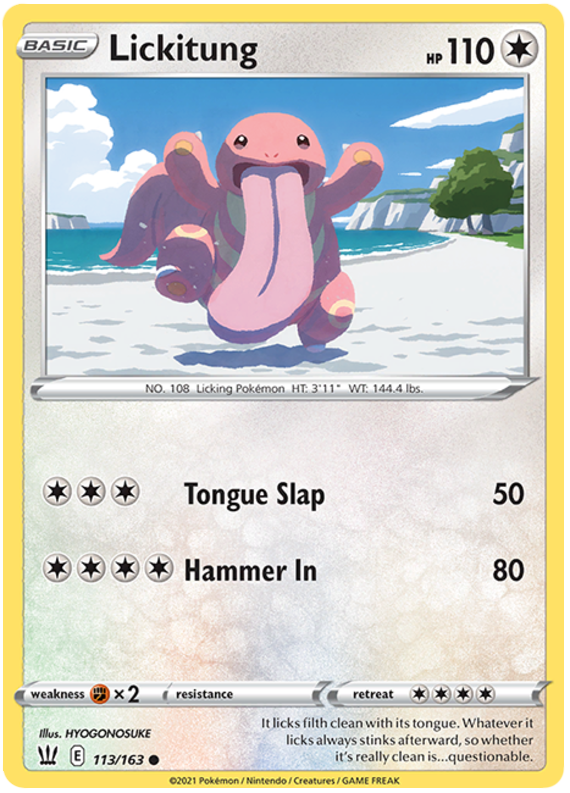 Lickitung (113/163) [Sword & Shield: Battle Styles] | Deep Dive Games St. Marys