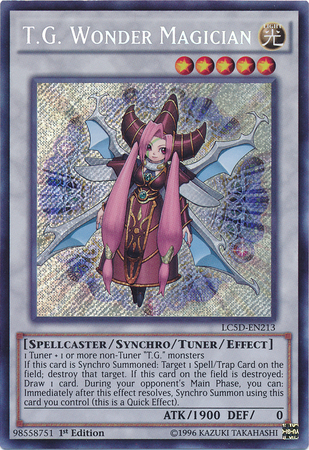 T.G. Wonder Magician [LC5D-EN213] Secret Rare | Deep Dive Games St. Marys