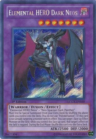 Elemental HERO Dark Neos [LCGX-EN059] Secret Rare | Deep Dive Games St. Marys