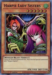 Harpie Lady Sisters (Green) [LDS2-EN065] Ultra Rare | Deep Dive Games St. Marys