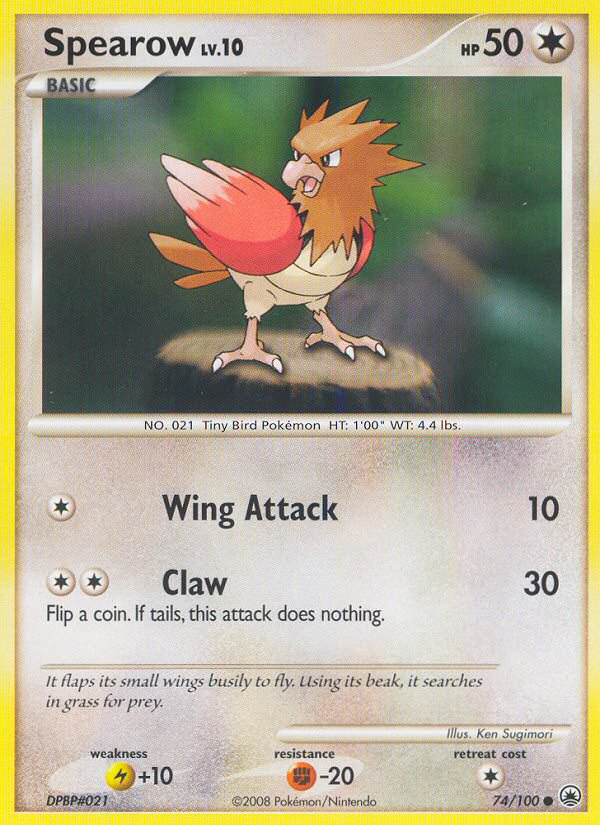 Spearow (74/100) [Diamond & Pearl: Majestic Dawn] | Deep Dive Games St. Marys