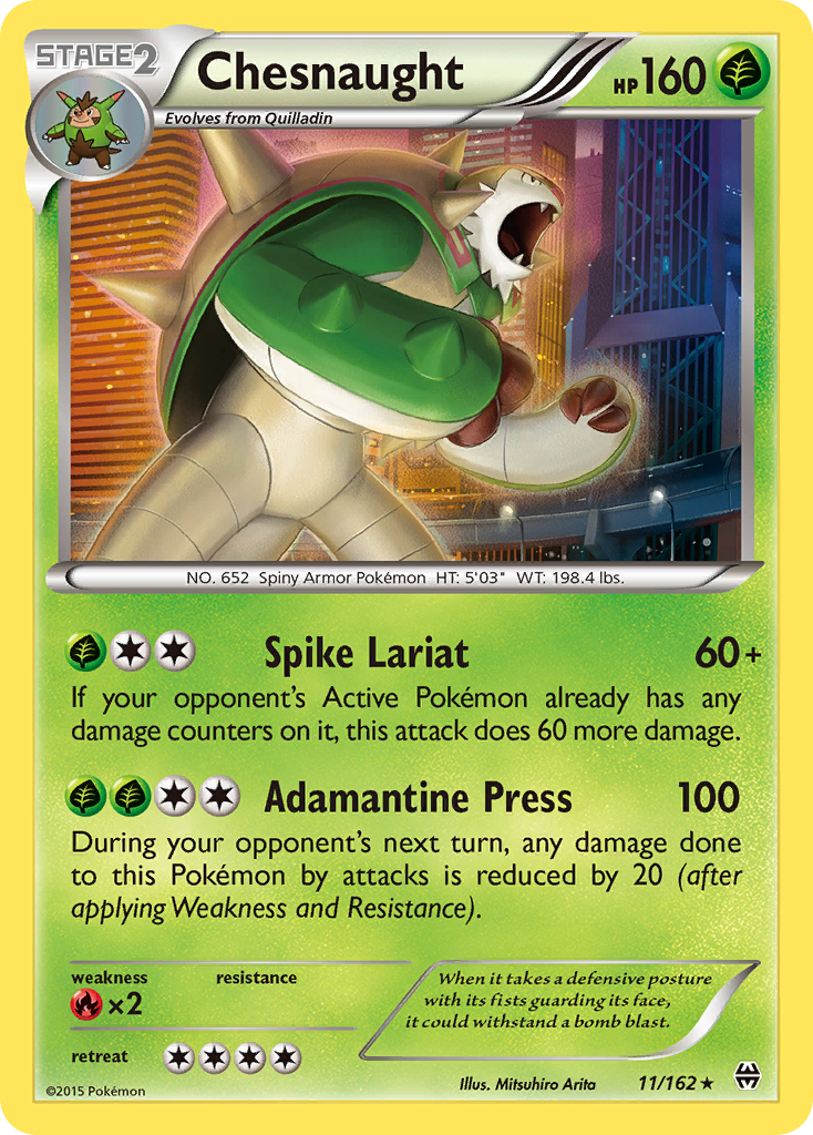 Chesnaught (11/162) [XY: BREAKthrough] | Deep Dive Games St. Marys