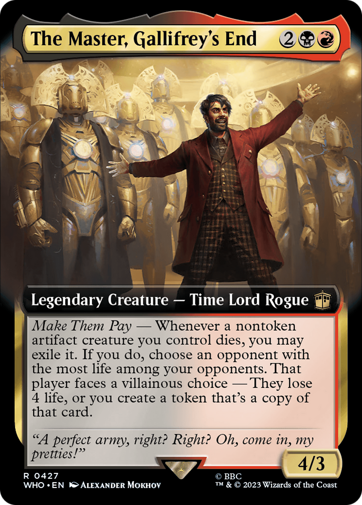 The Master, Gallifrey's End (Extended Art) [Doctor Who] | Deep Dive Games St. Marys