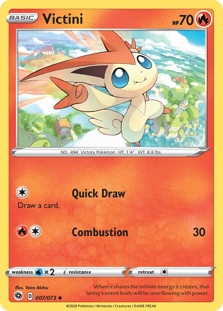 Victini (007/073) [Sword & Shield: Champion's Path] | Deep Dive Games St. Marys