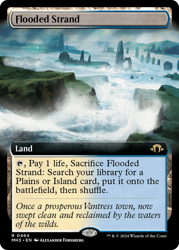 Flooded Strand (Extended Art) [Modern Horizons 3] | Deep Dive Games St. Marys