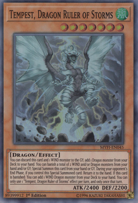 Tempest, Dragon Ruler of Storms [MYFI-EN045] Super Rare | Deep Dive Games St. Marys