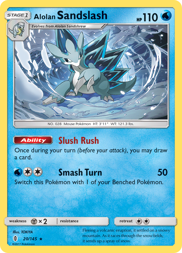 Alolan Sandslash (20/145) [Sun & Moon: Guardians Rising] | Deep Dive Games St. Marys