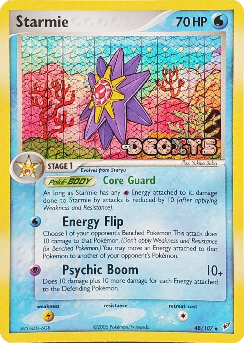 Starmie (48/107) (Stamped) [EX: Deoxys] | Deep Dive Games St. Marys