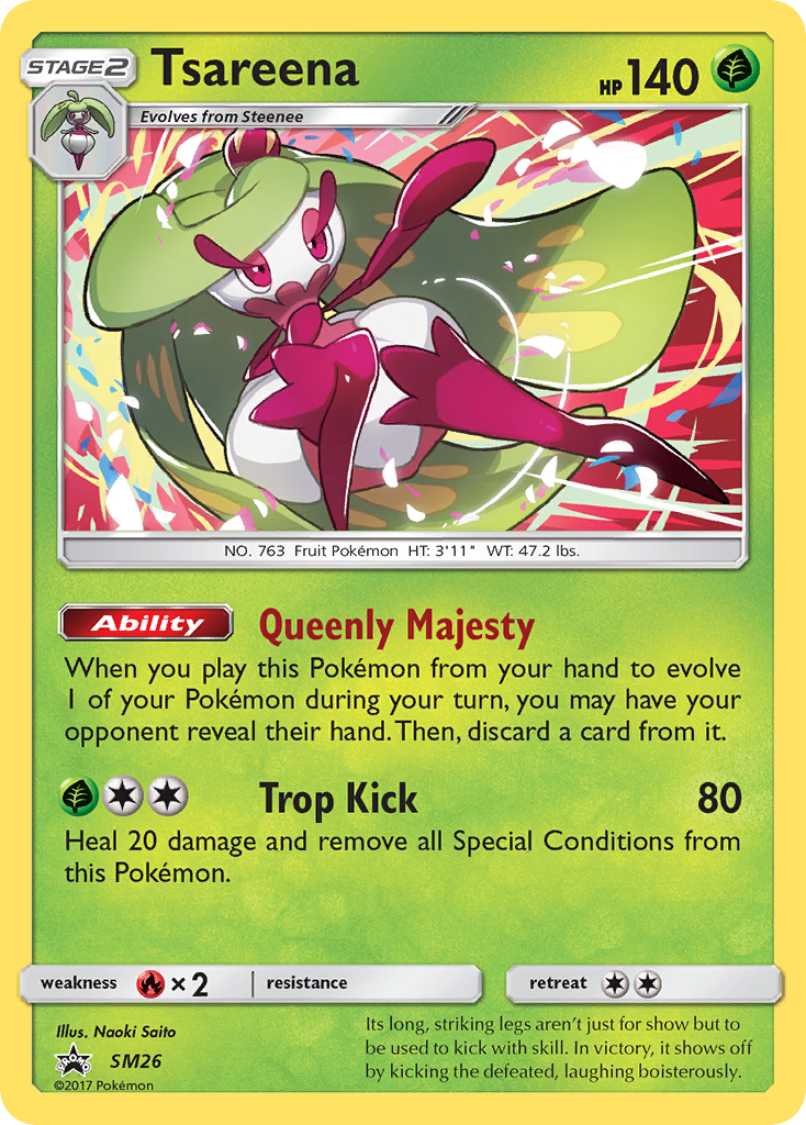 Tsareena (SM26) [Sun & Moon: Black Star Promos] | Deep Dive Games St. Marys