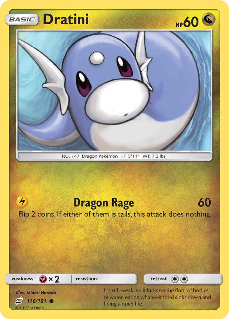 Dratini (116/181) [Sun & Moon: Team Up] | Deep Dive Games St. Marys