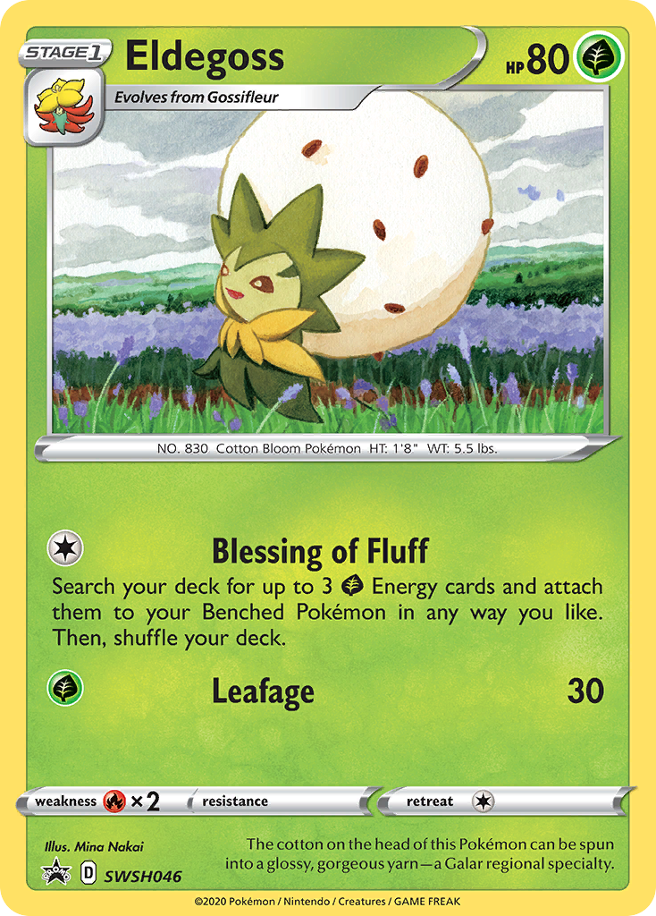 Eldegoss (SWSH046) [Sword & Shield: Black Star Promos] | Deep Dive Games St. Marys