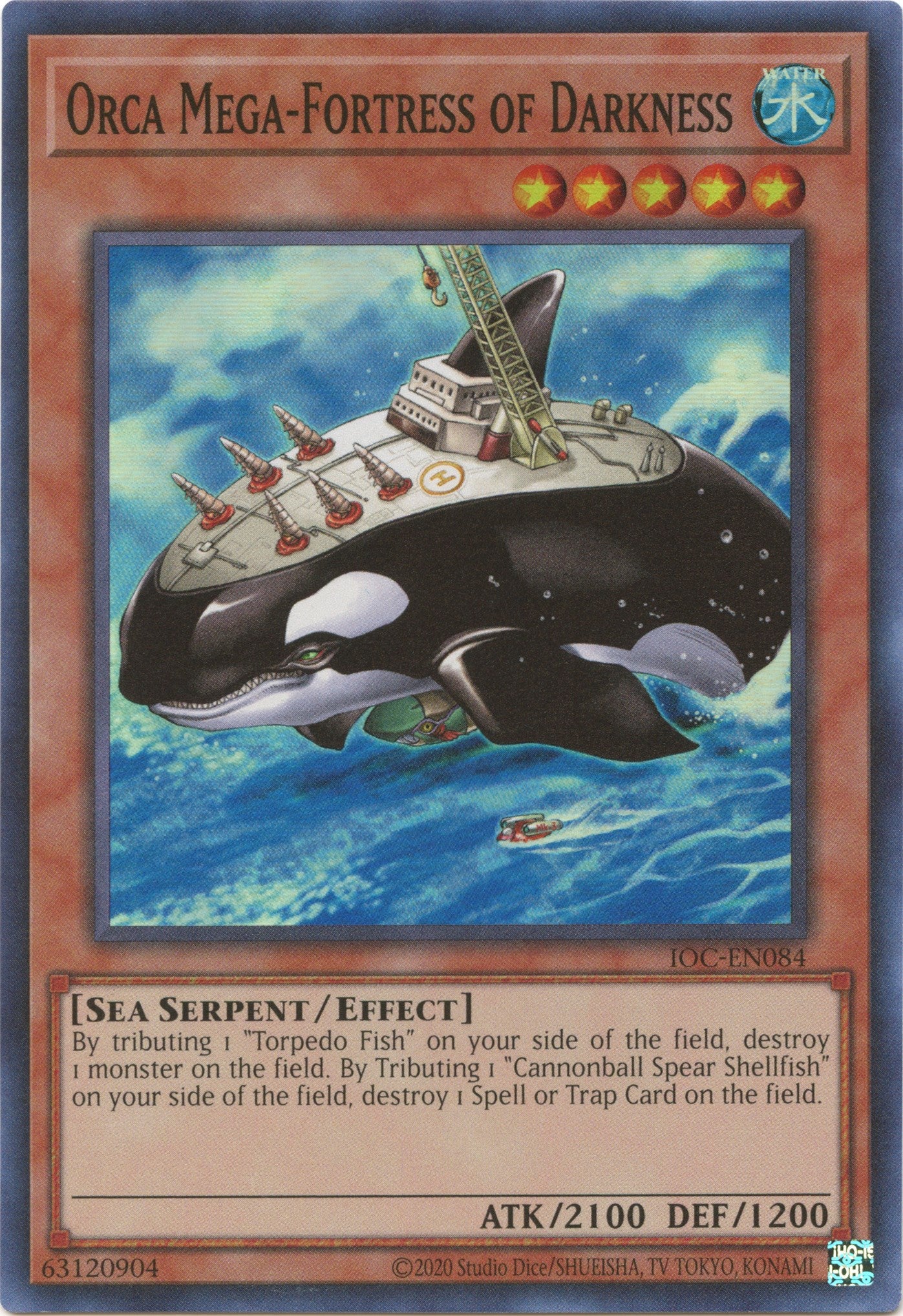 Orca Mega-Fortress of Darkness (25th Anniversary) [IOC-EN084] Super Rare | Deep Dive Games St. Marys