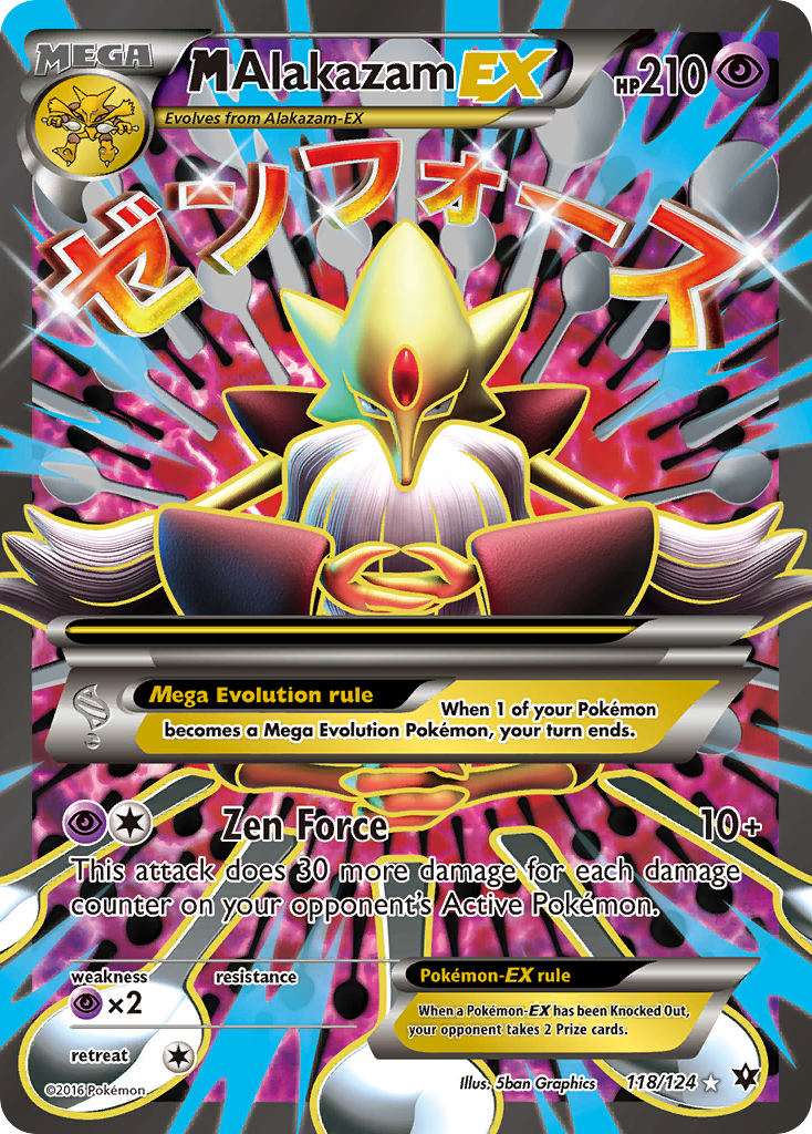 M Alakazam EX (118/124) [XY: Fates Collide] | Deep Dive Games St. Marys