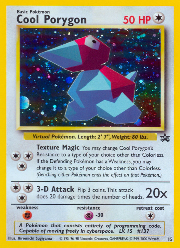 Cool Porygon (15) [Wizards of the Coast: Black Star Promos] | Deep Dive Games St. Marys