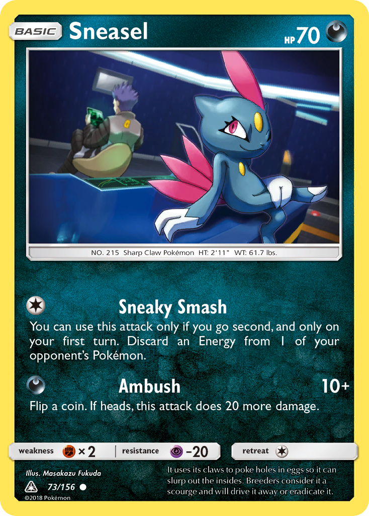 Sneasel (73/156) [Sun & Moon: Ultra Prism] | Deep Dive Games St. Marys