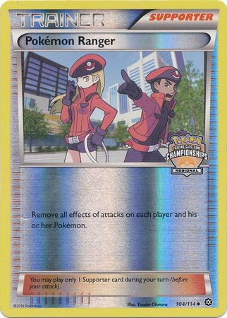 Pokemon Ranger (104/114) (Championship Promo) [XY: Steam Siege] | Deep Dive Games St. Marys