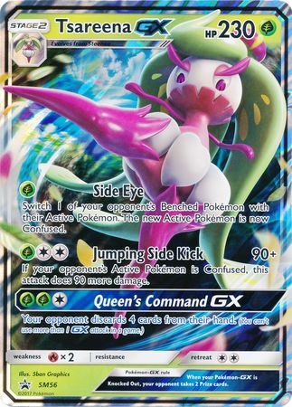 Tsareena GX (SM56) (Jumbo Card) [Sun & Moon: Black Star Promos] | Deep Dive Games St. Marys