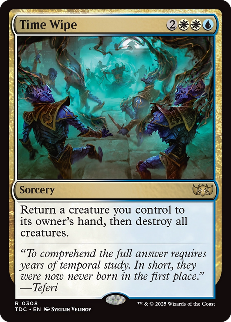 Time Wipe [Tarkir: Dragonstorm Commander] | Deep Dive Games St. Marys