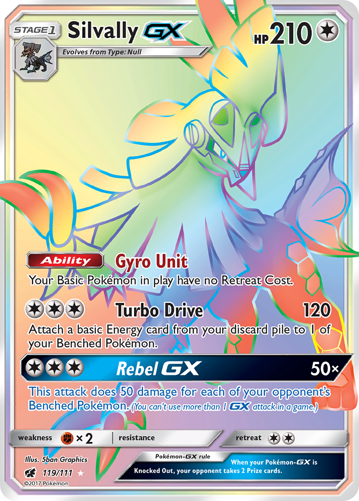 Silvally GX (119/111) [Sun & Moon: Crimson Invasion] | Deep Dive Games St. Marys