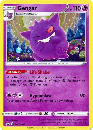 Gengar (SWSH052) [Sword & Shield: Black Star Promos] | Deep Dive Games St. Marys