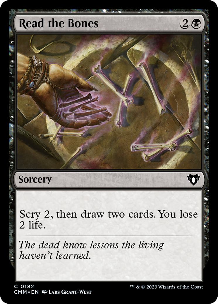 Read the Bones [Commander Masters] | Deep Dive Games St. Marys