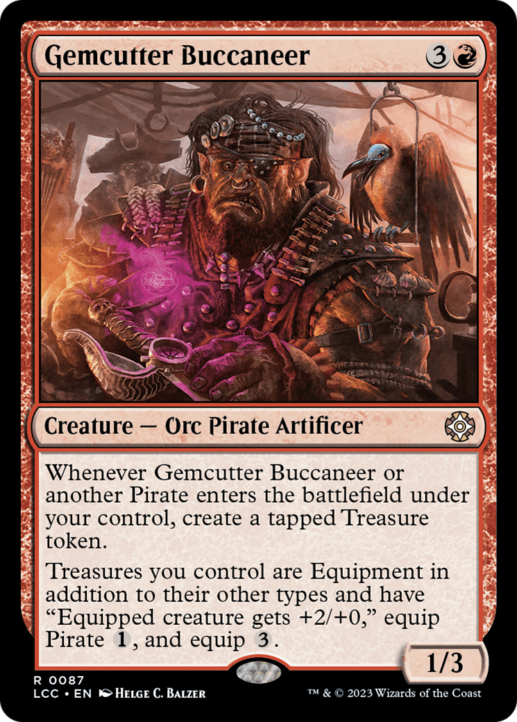 Gemcutter Buccaneer [The Lost Caverns of Ixalan Commander] | Deep Dive Games St. Marys