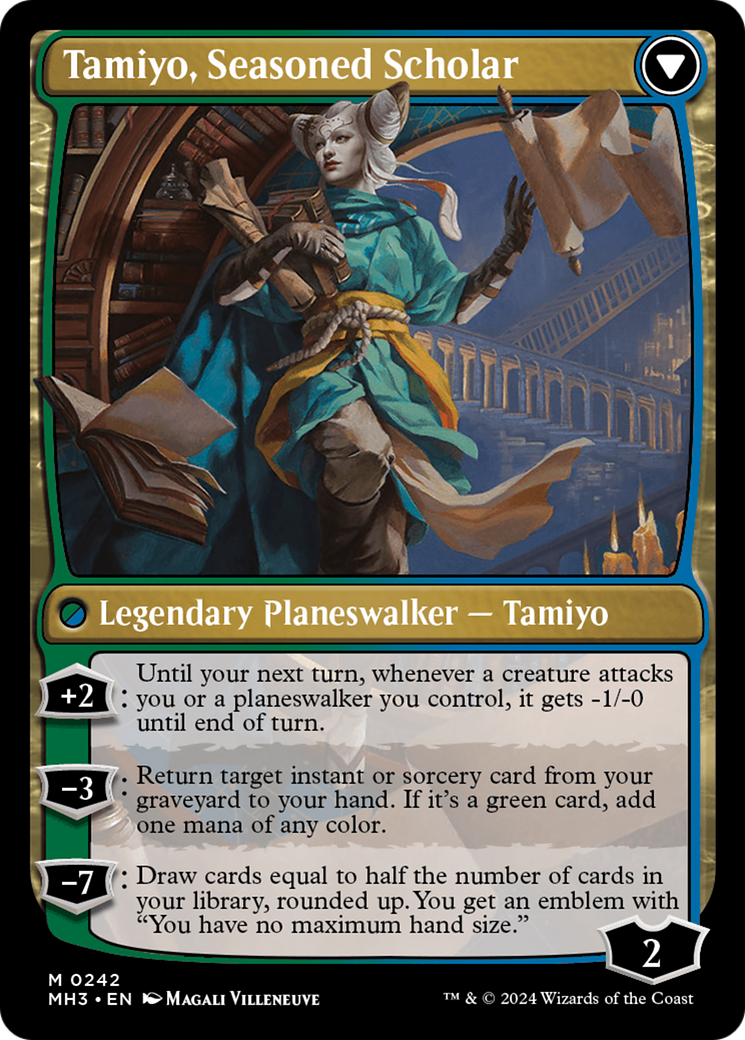 Tamiyo, Inquisitive Student // Tamiyo, Seasoned Scholar [Modern Horizons 3] | Deep Dive Games St. Marys