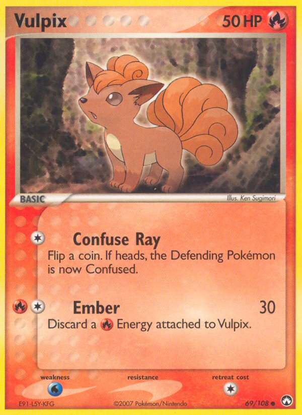 Vulpix (69/108) [EX: Power Keepers] | Deep Dive Games St. Marys