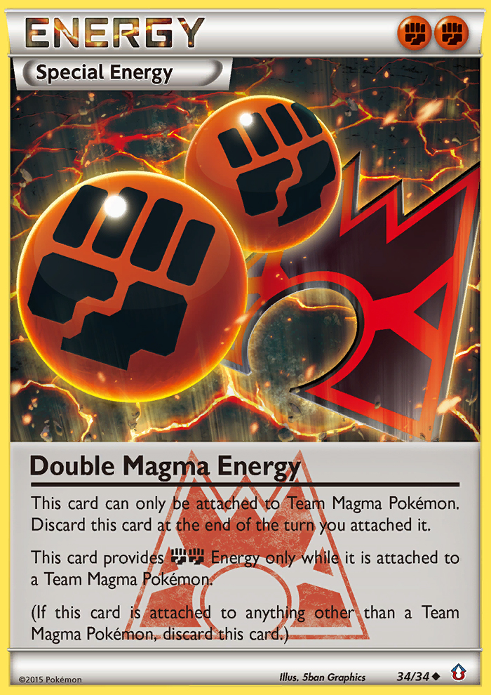 Double Magma Energy (34/34) [XY: Double Crisis] | Deep Dive Games St. Marys