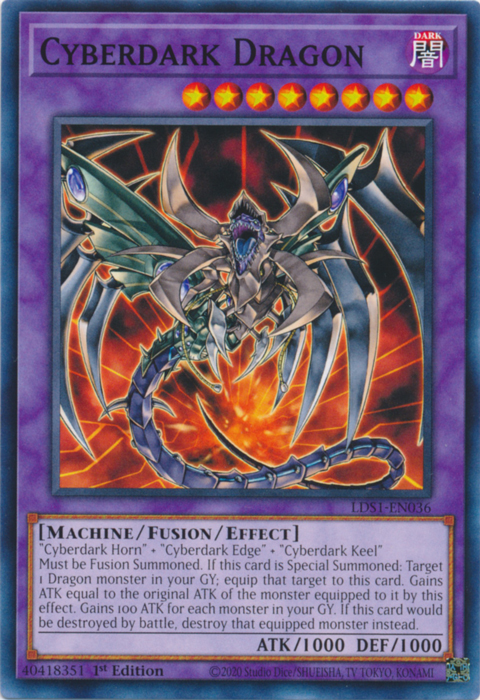 Cyberdark Dragon [LDS1-EN036] Common | Deep Dive Games St. Marys