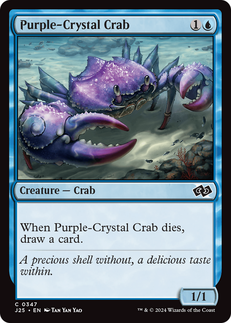 Purple-Crystal Crab [Foundations Jumpstart] | Deep Dive Games St. Marys