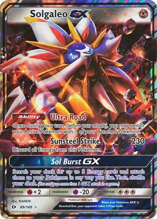 Solgaleo GX (89/149) (Jumbo Card) [Sun & Moon: Base Set] | Deep Dive Games St. Marys