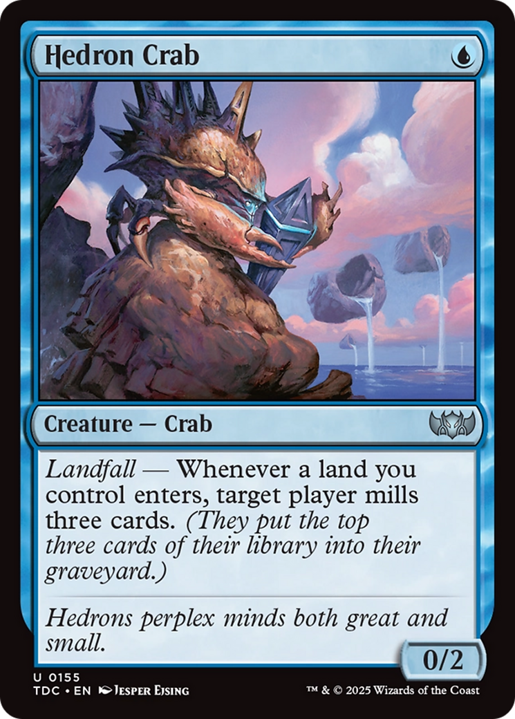 Hedron Crab [Tarkir: Dragonstorm Commander] | Deep Dive Games St. Marys
