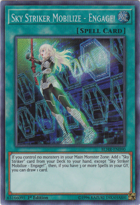 Sky Striker Mobilize - Engage! [BLHR-EN090] Secret Rare | Deep Dive Games St. Marys